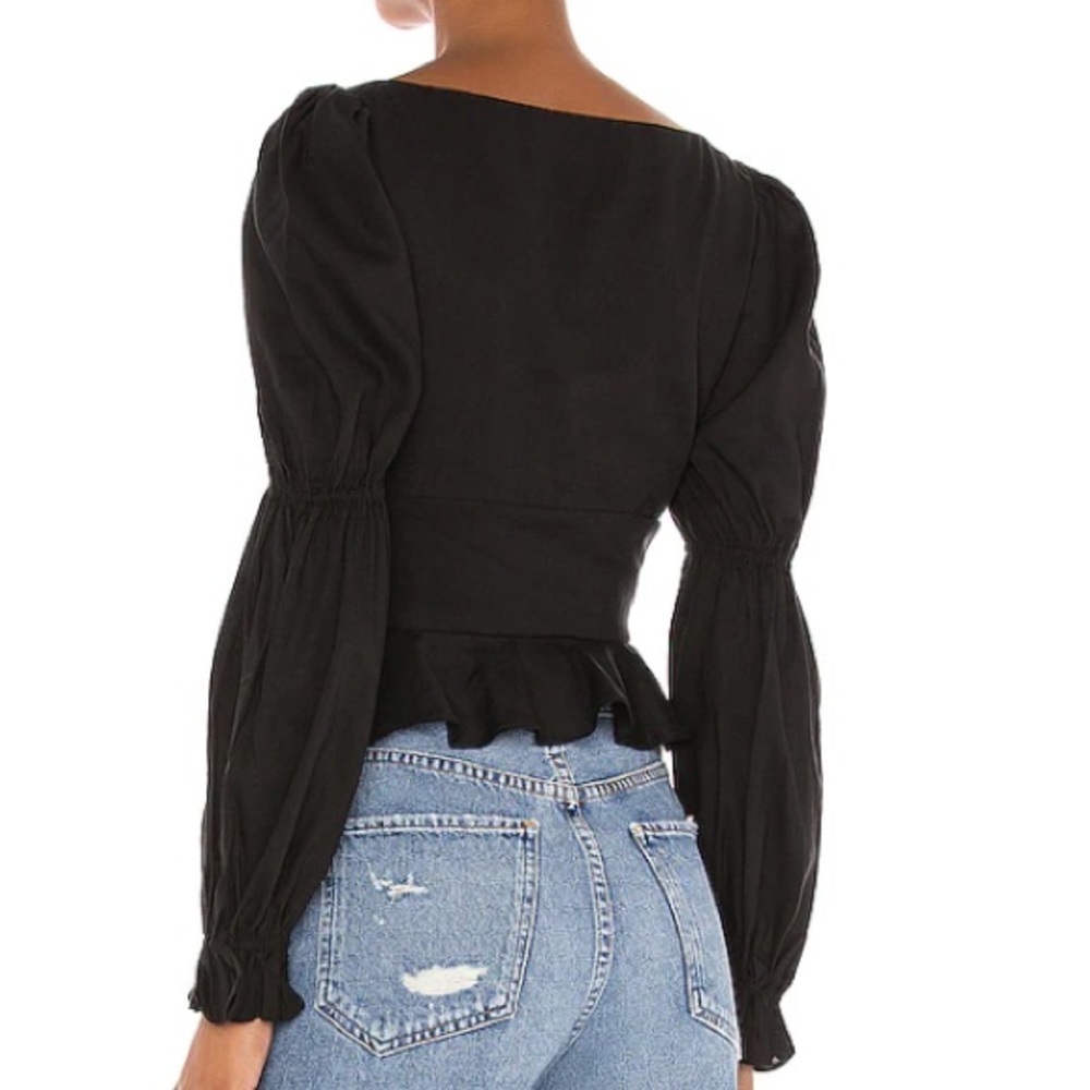 MAJORELLE | Preston Top in Black - Picture 11 of 13